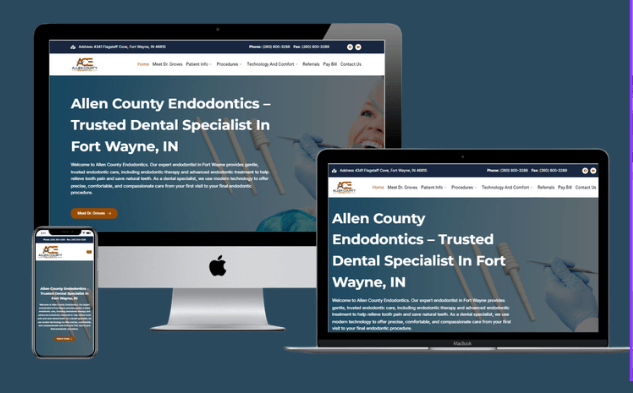 Allen County Endodontics website