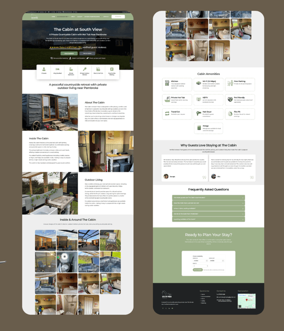 South View Glamping full page