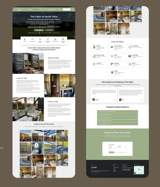 South View Glamping full page