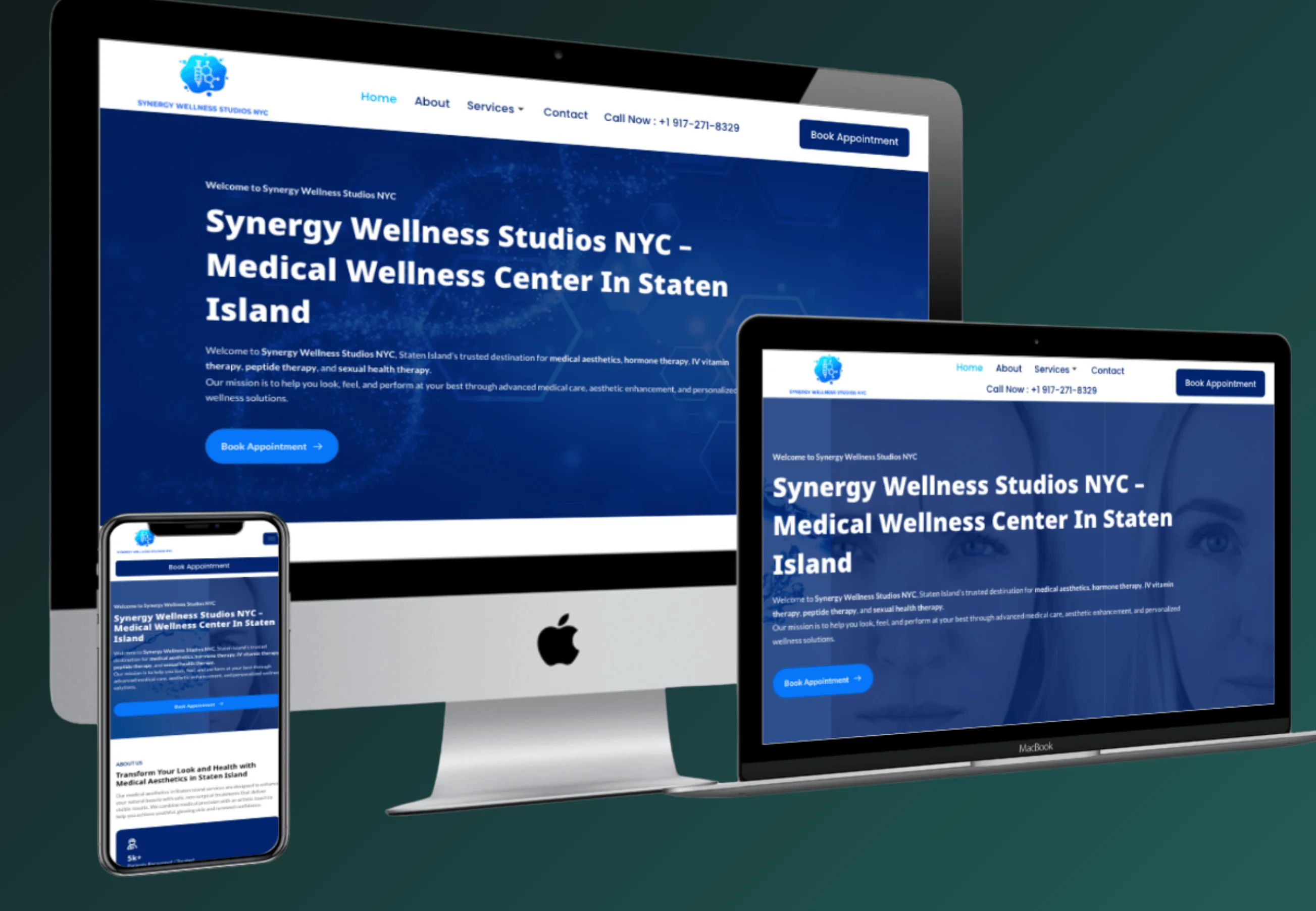 Synergy Wellness Studios NYC website