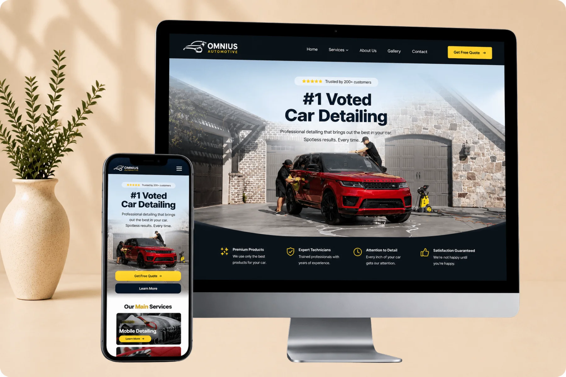 Car Valeting & Detailing Website