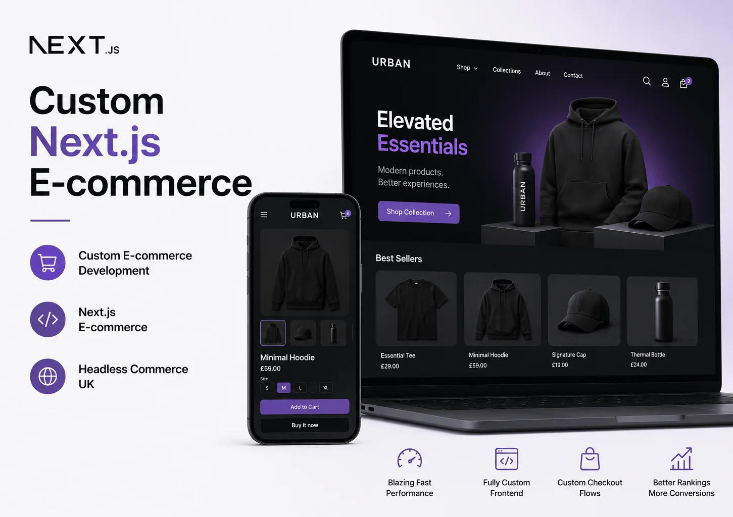 Custom Next.js E-commerce