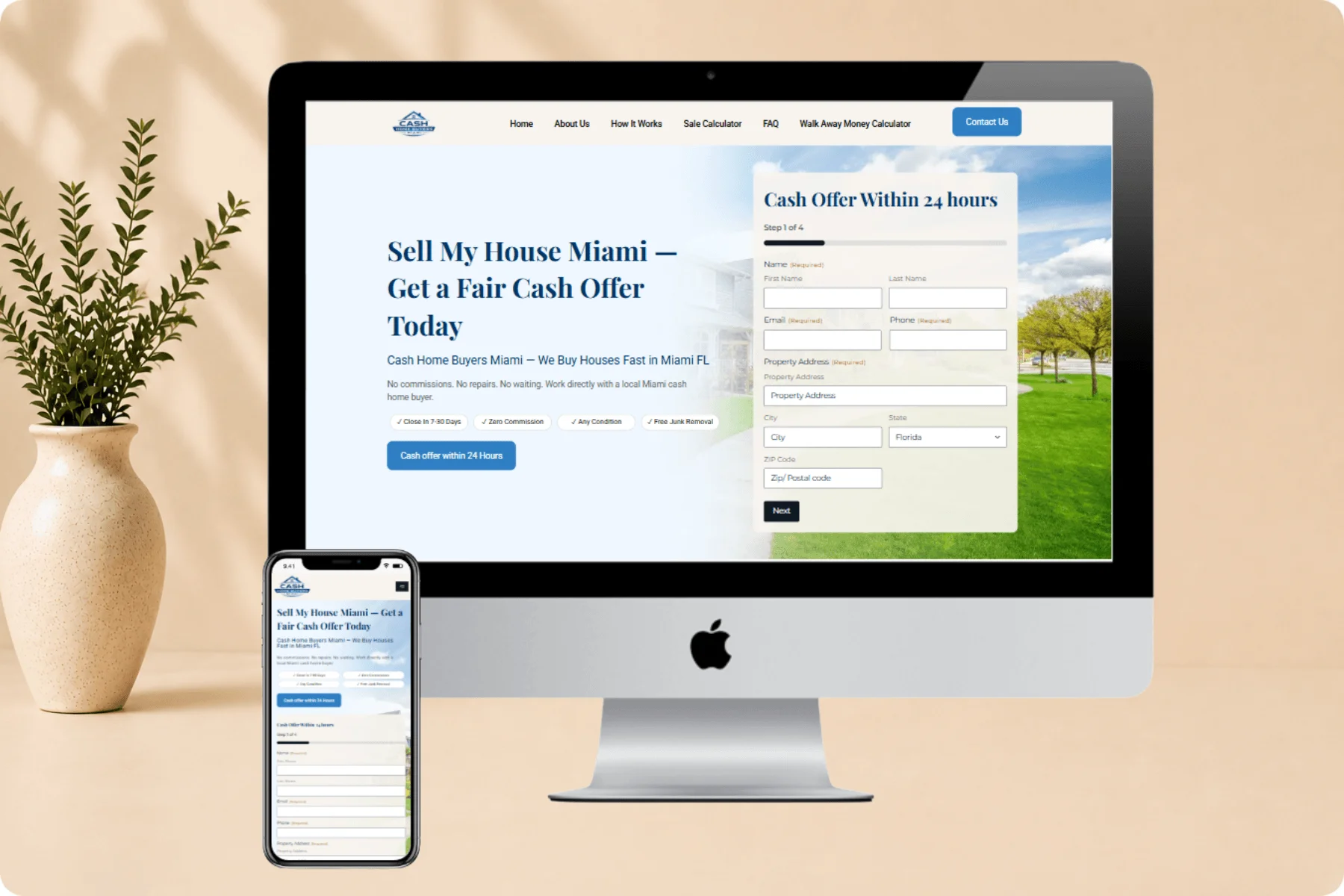 Estate Agent Website Design