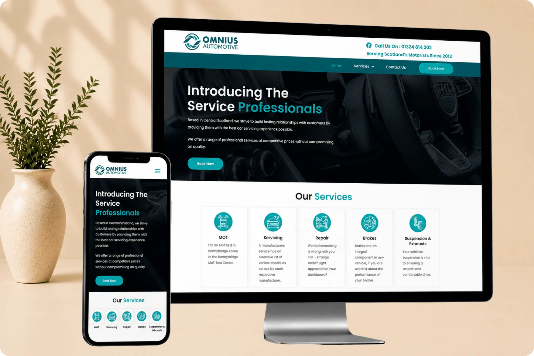 Garage & Auto Repair Website Design