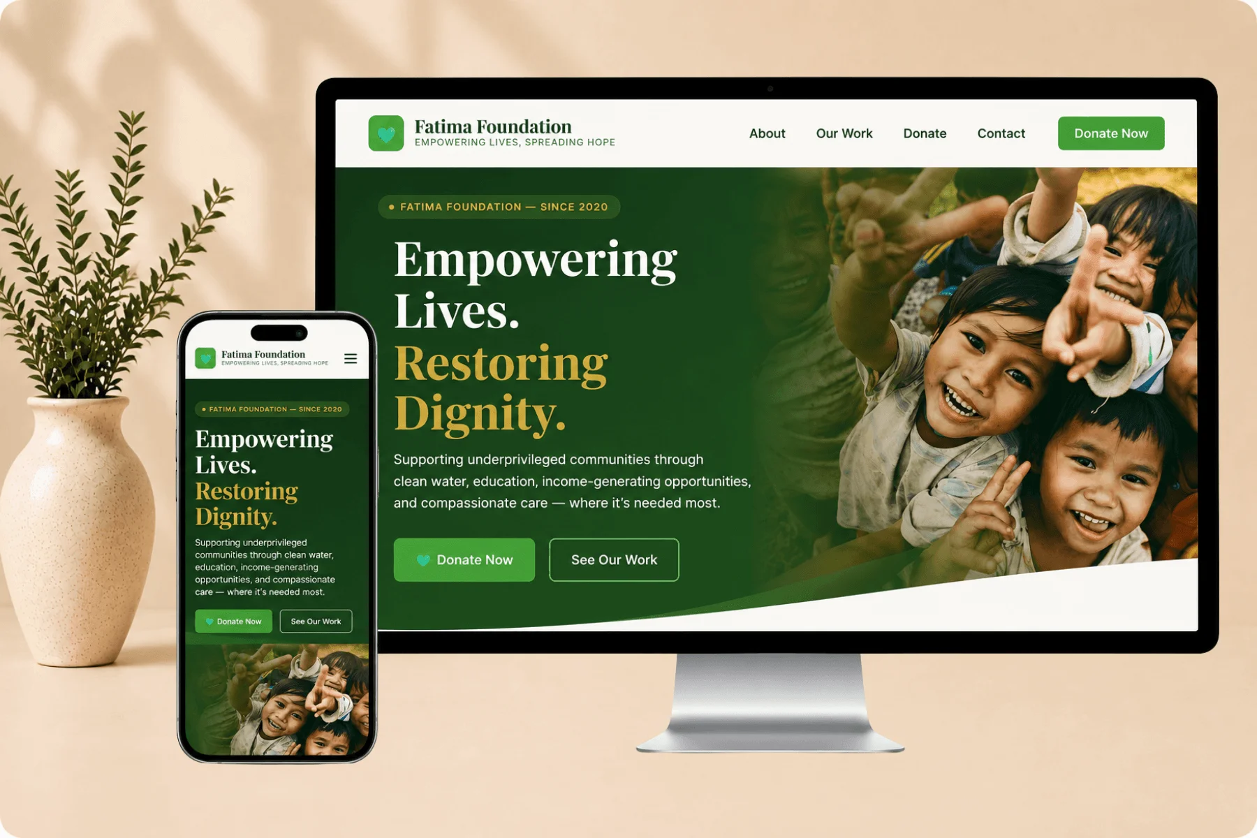 Foundation & Trust Website Design