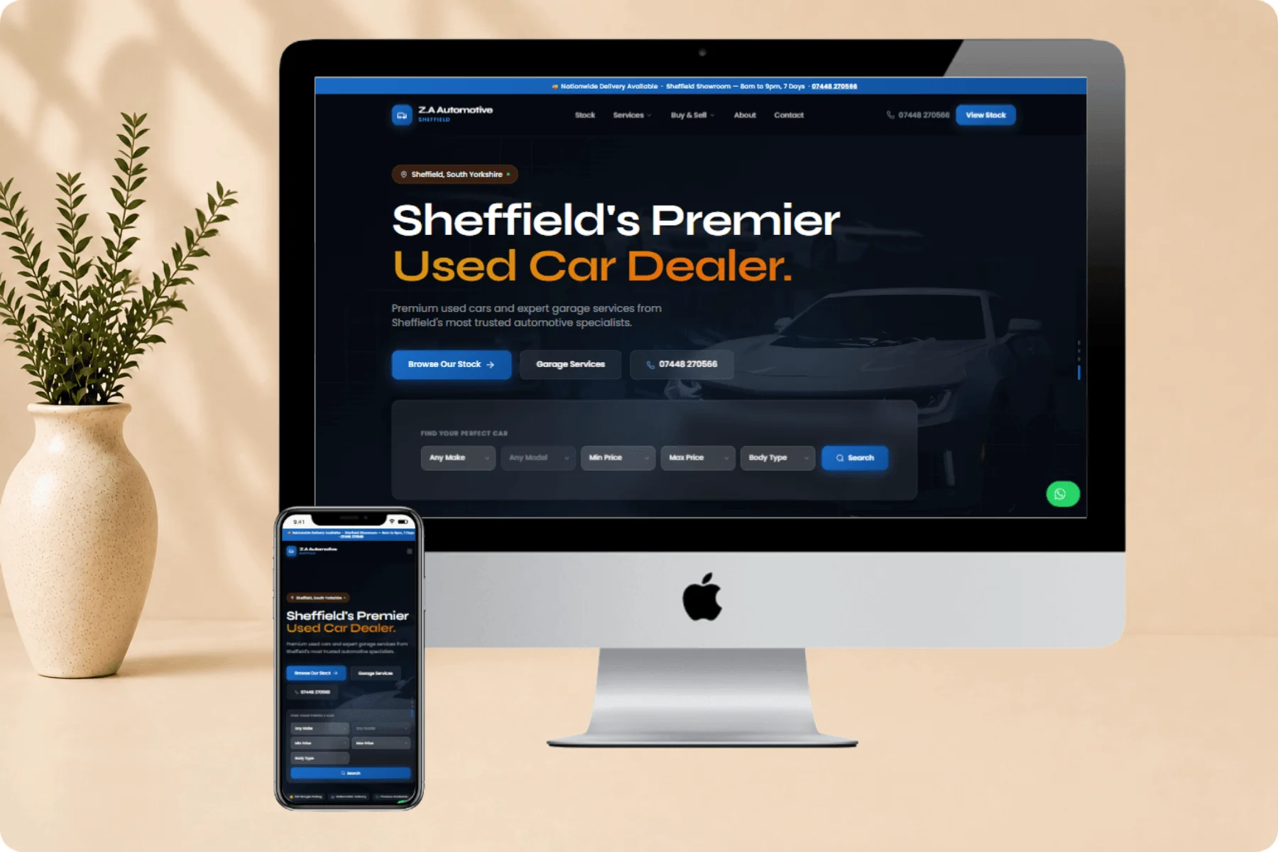 Car Dealer & Used Car Sales Website