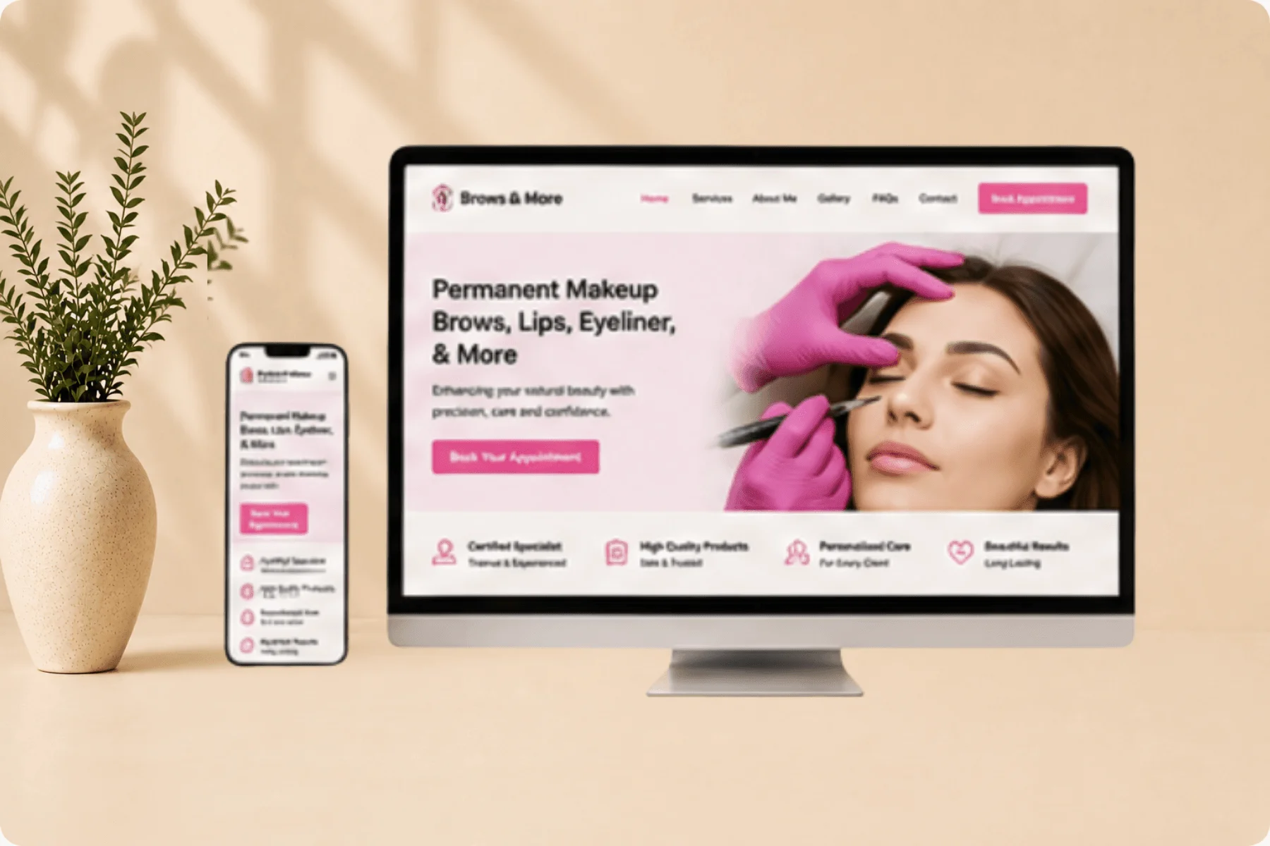 Web Design & SEO for Salons