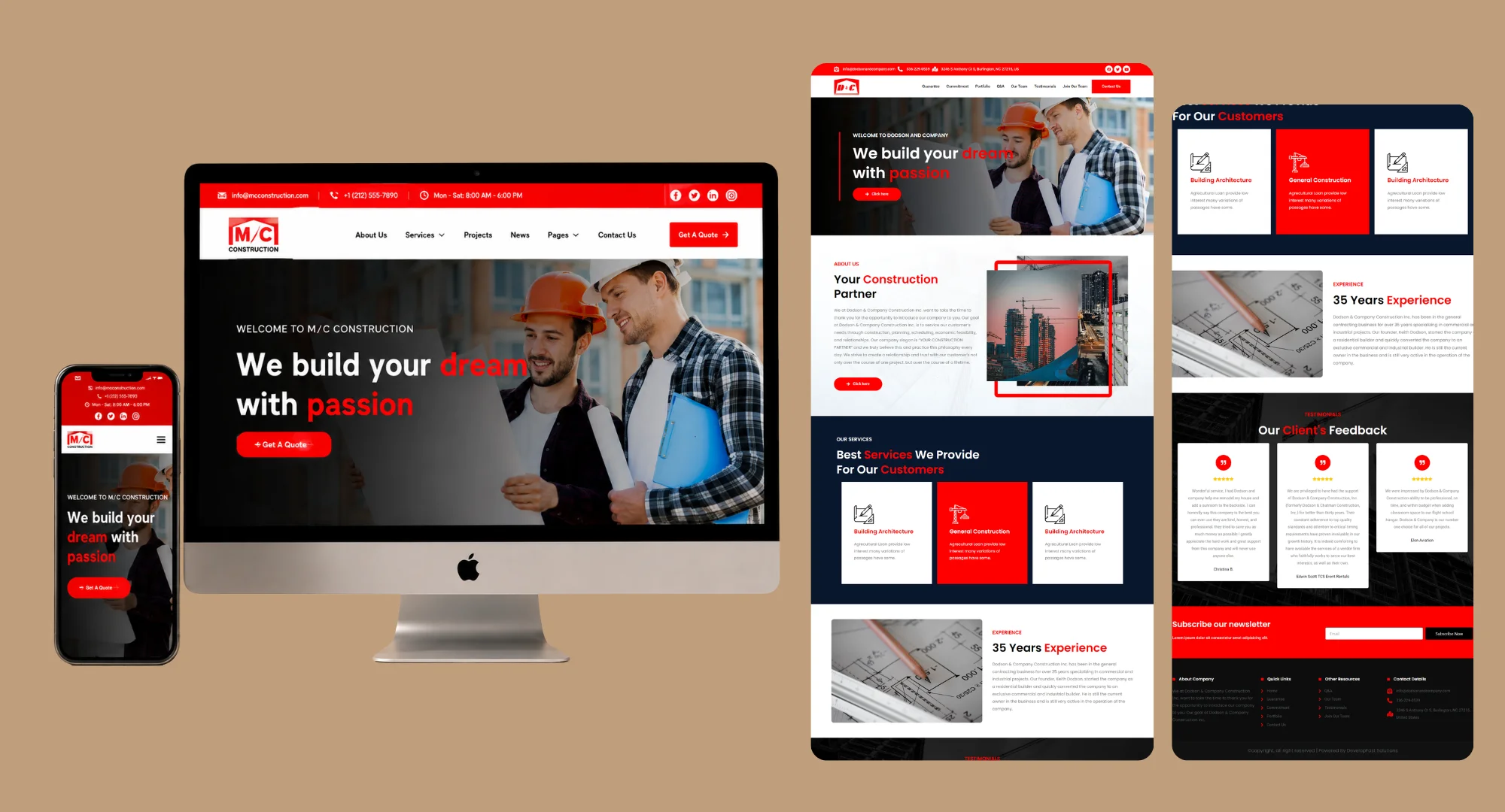 Construction Website