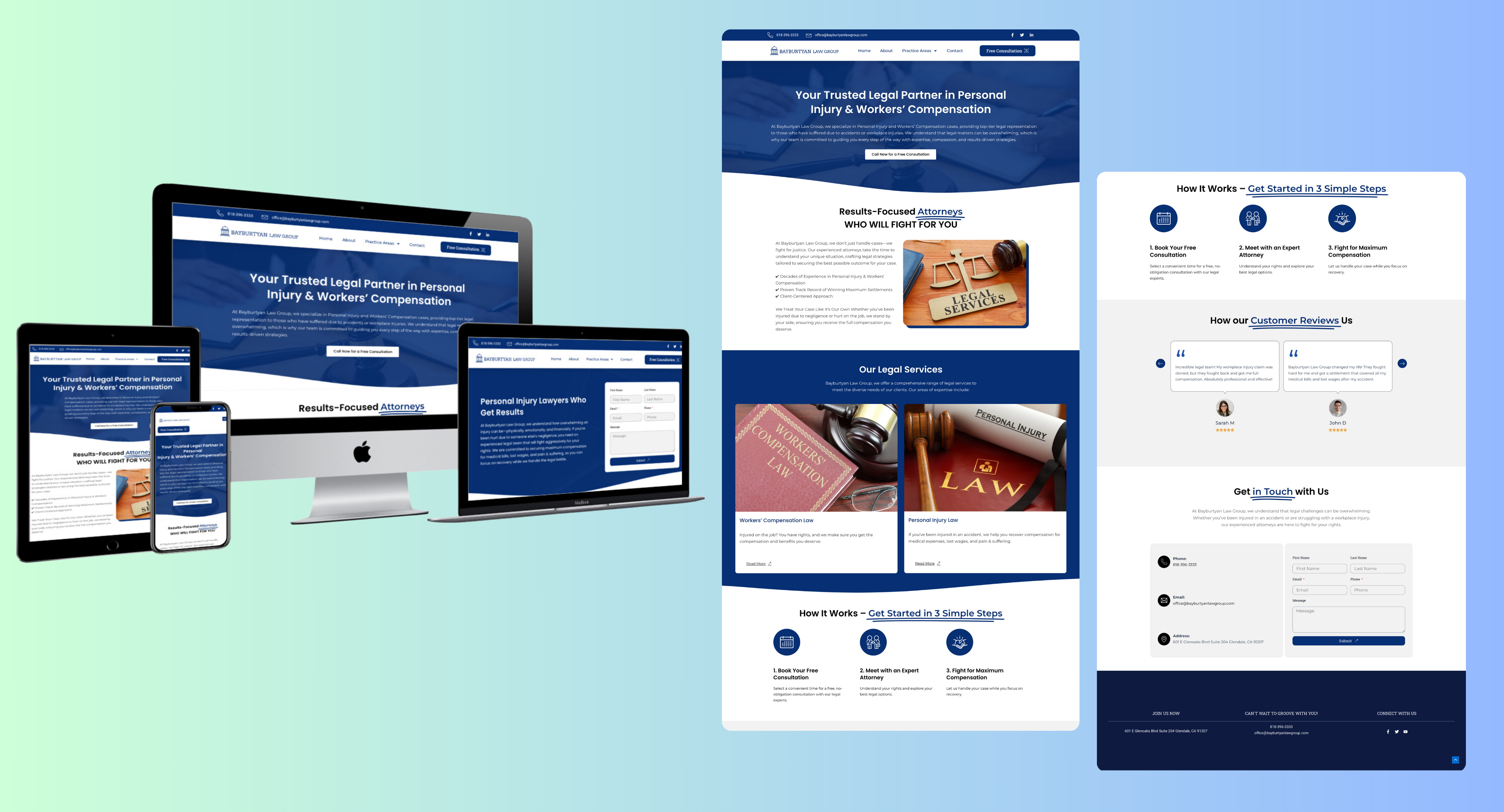 BayburtYan Law Group website design