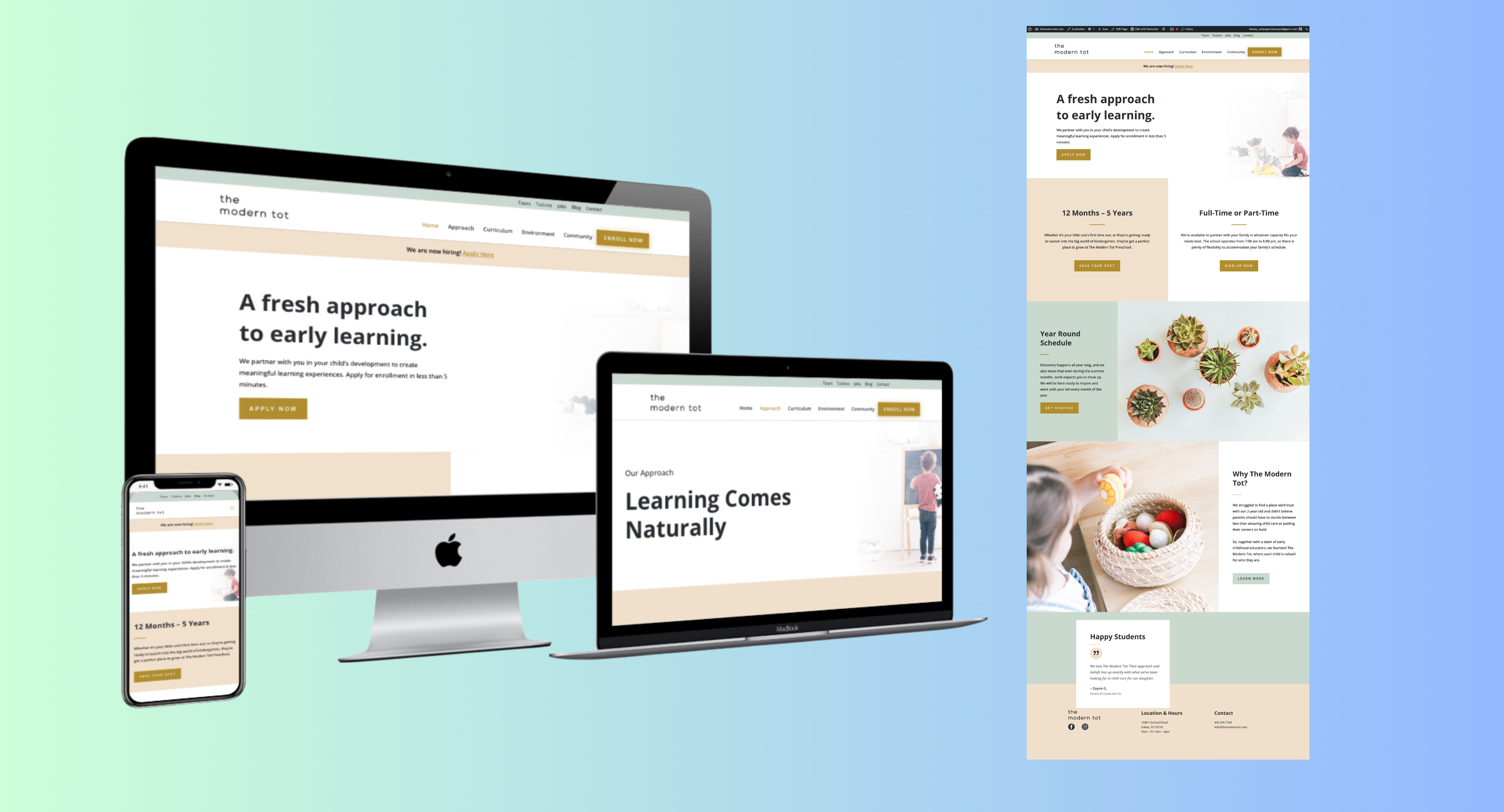 LeadConcept website design